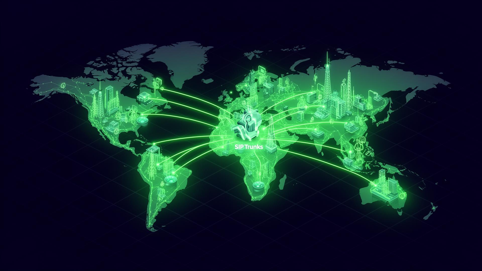 HookZ Voice Edge global SIP network connecting continents with carrier-grade voice trunks